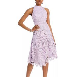 Eliza J Lavender Asymmetric Hem Dress